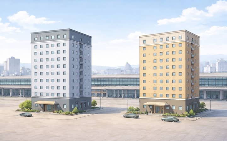 東横イン2棟の違いイメージ